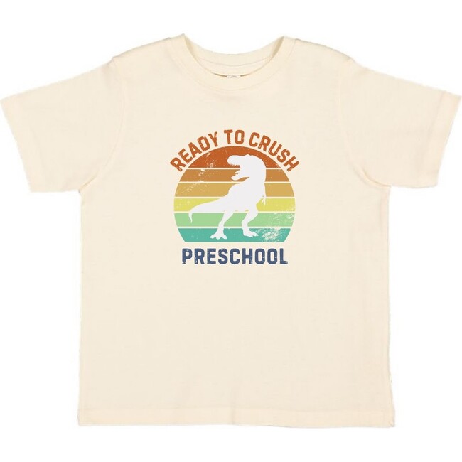 Ready to Crush Preschool Short Sleeve T-Shirt, Natural