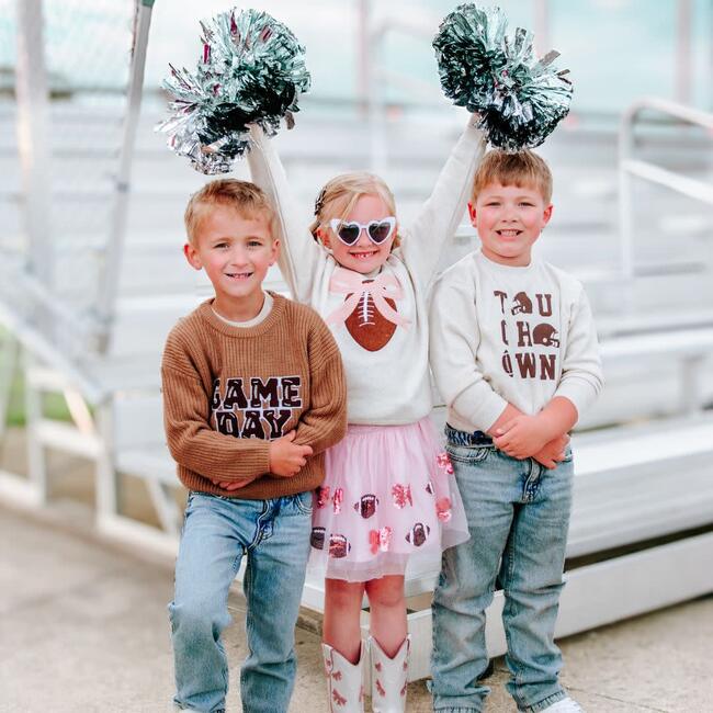 Touchdown Sweatshirt, Natural - Sweatshirts - 4