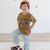 Football Lace Patch Beanie, Mocha - Hats - 4