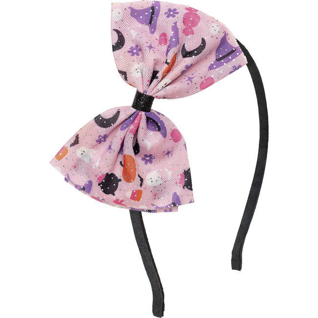 Halloween Fun Tulle Bow Headband, Multi