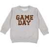 Game Day Patch Sweatshirt, Grey - Sweatshirts - 1 - thumbnail