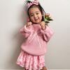 Bow Yarn Knit Sweater, Pink - Sweaters - 6 - thumbnail