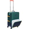 Logan Carry-On Suitcase, Green/Navy - Luggage - 2 - thumbnail