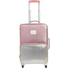 Logan Carry-On Suitcase, Pink/Silver - Bags - 1 - thumbnail