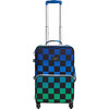 Logan Carry-On Suitcase, Blue Checkerboard - Luggage - 1 - thumbnail