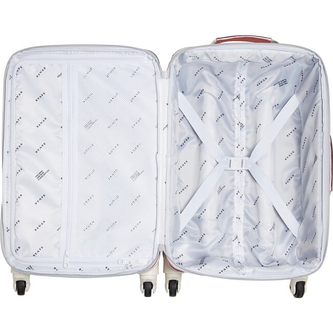 Logan Carry-On Suitcase, Pink/Silver - Bags - 2