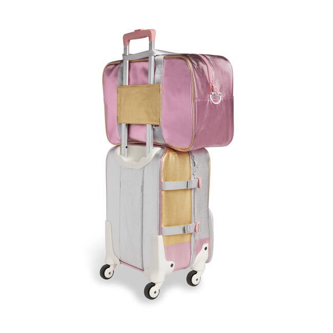 Rockaway Duffle, Pink/Silver - Bags - 3
