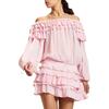 Ruffle Pleated Micro Skirt, Pink - Skirts - 1 - thumbnail