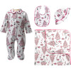 Eloise Christmas Tree Footie Gift Set, Pink - Mixed Apparel Set - 1 - thumbnail