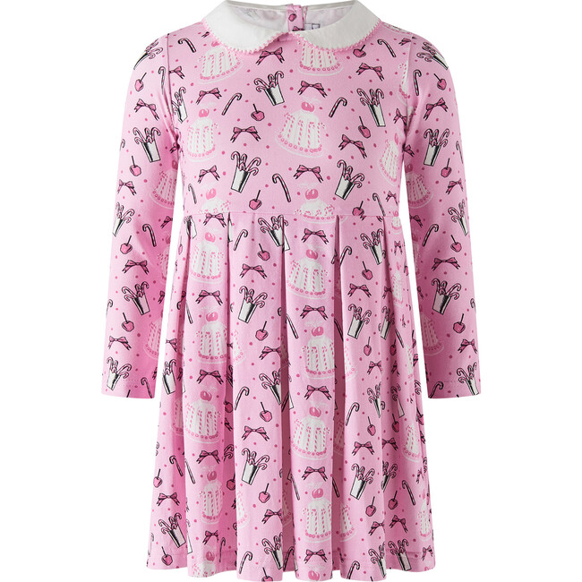 Eloise Candy Jersey Dress, Pink