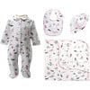 Eloise Toy Print Footie Gift Set, Pink - Mixed Apparel Set - 1 - thumbnail