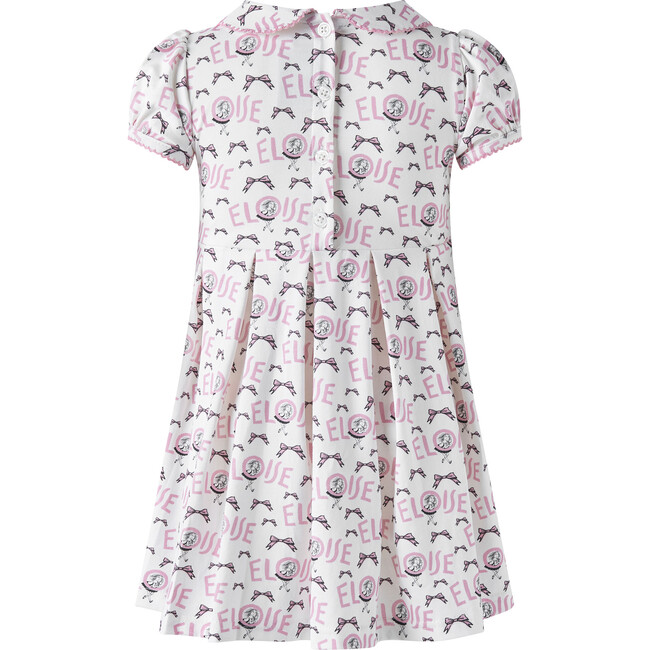 Eloise Bow Jersey Dress, Pink