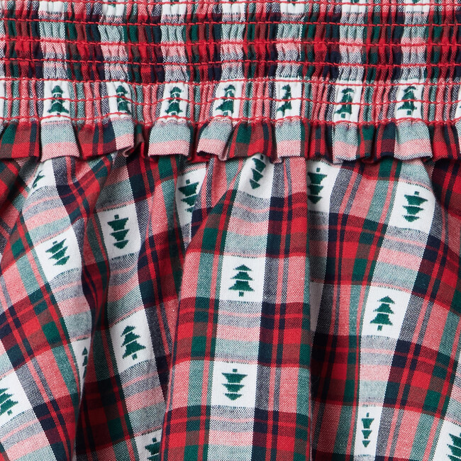 Holiday Tartan Smocked Skirt
