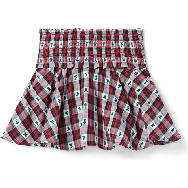 Holiday Tartan Smocked Skirt - Skirts - 3
