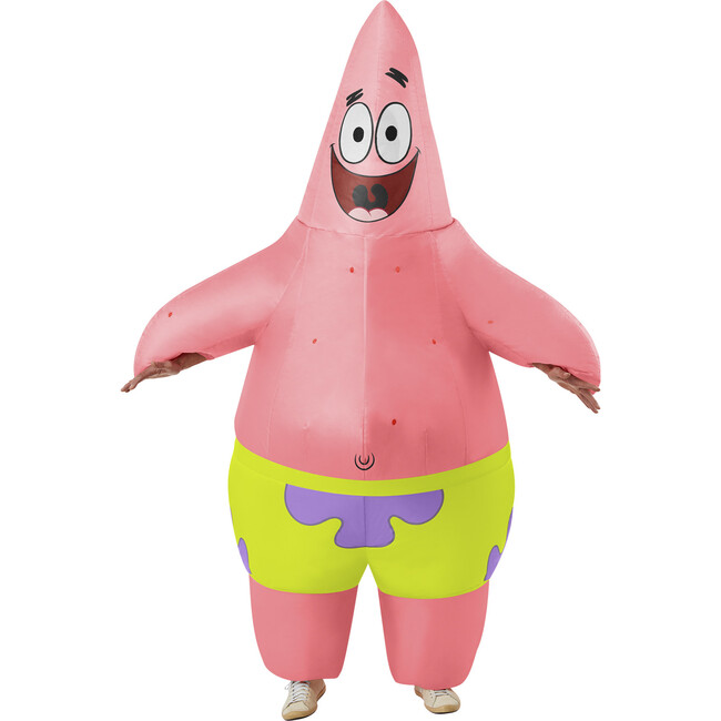 Spongebob Squarepants Patrick Star Adult Inflatable Costume, Pink - Costumes - 1