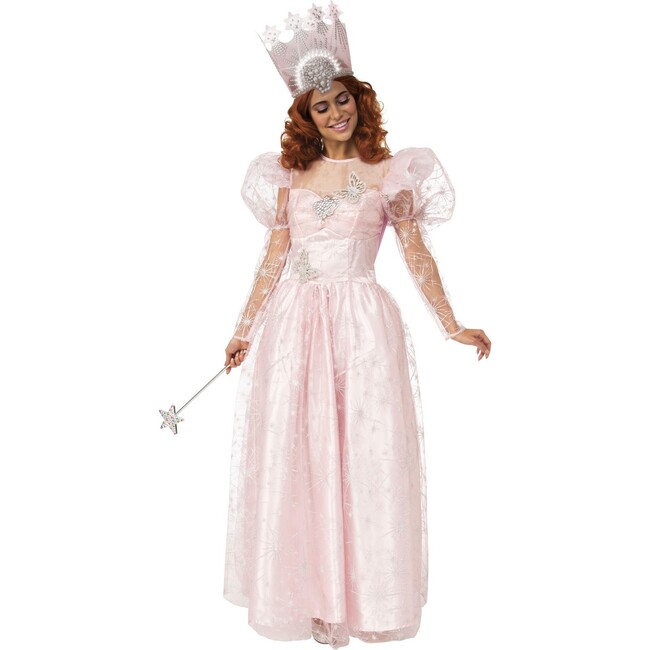 The Wizard Of Oz Glinda Deluxe Adult Costume, Pink - Costumes - 1