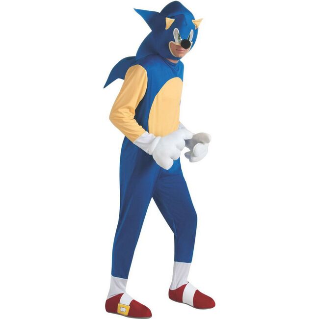 Sonic Deluxe Adult Costume, Multi - Costumes - 1
