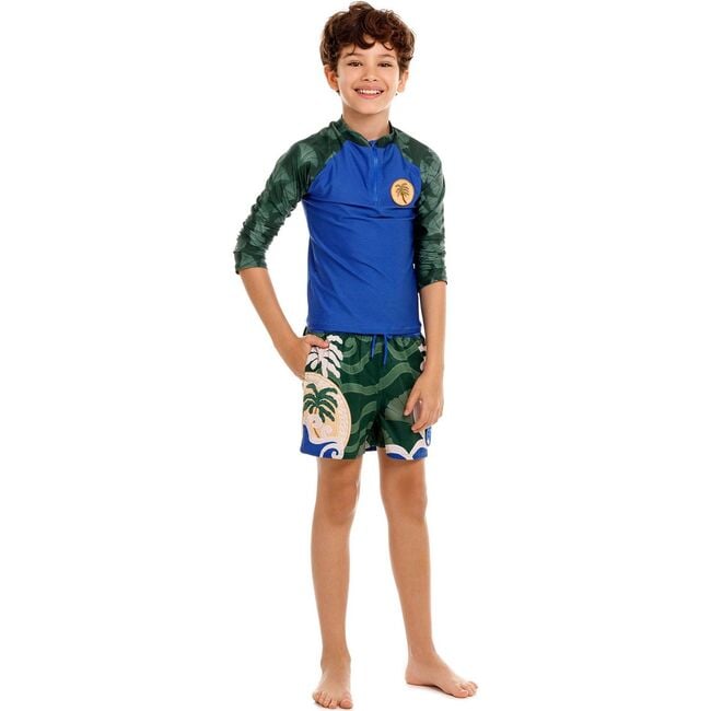 Noah Kids’ Rashguard, Blue