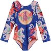 Honey Kids’ One Piece Swimsuit, Blue - One Pieces - 2