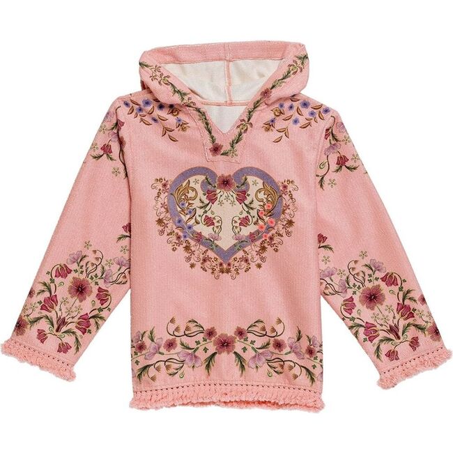 Britza Kids’ Towel Cover-up Poncho, Pink