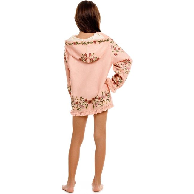 Britza Kids’ Towel Cover-up Poncho, Pink - Cover-Ups - 3