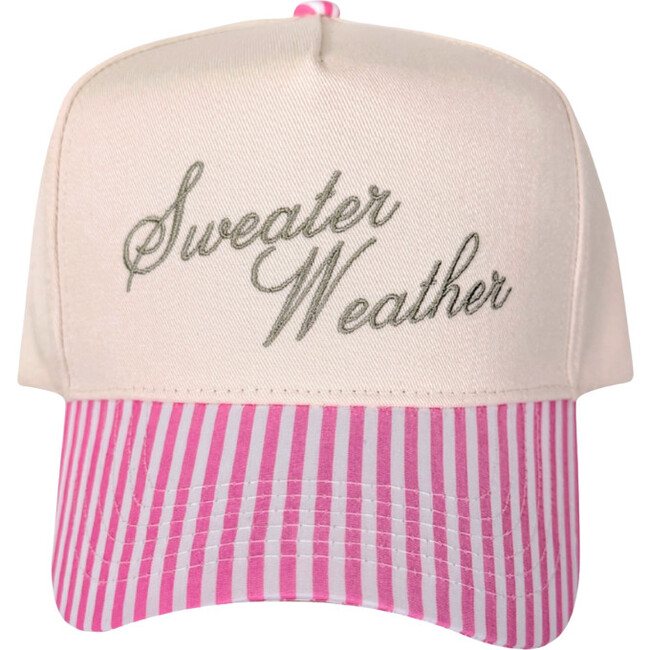 Sweater Weather Embroidered Trucker Hat