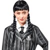 Wednesday Addams Adult Wig - Costume Accessories - 2 - thumbnail