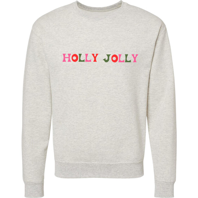 Holly Jolly Sweatshirt, Oatmeal