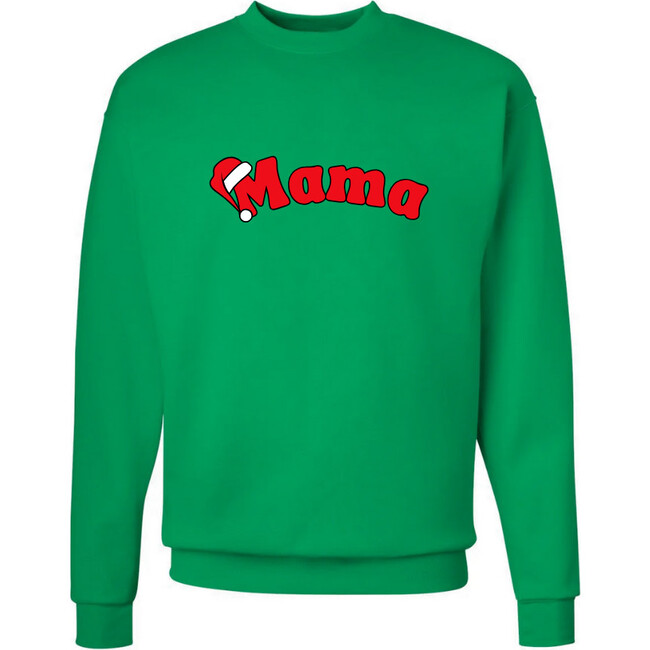 Merry Santa Hat Sweatshirt, Green