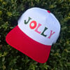 JOLLY Printed Hat, Red/White - Hats - 2 - thumbnail