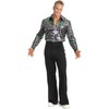Men's Black Disco Pants - Costumes - 1 - thumbnail