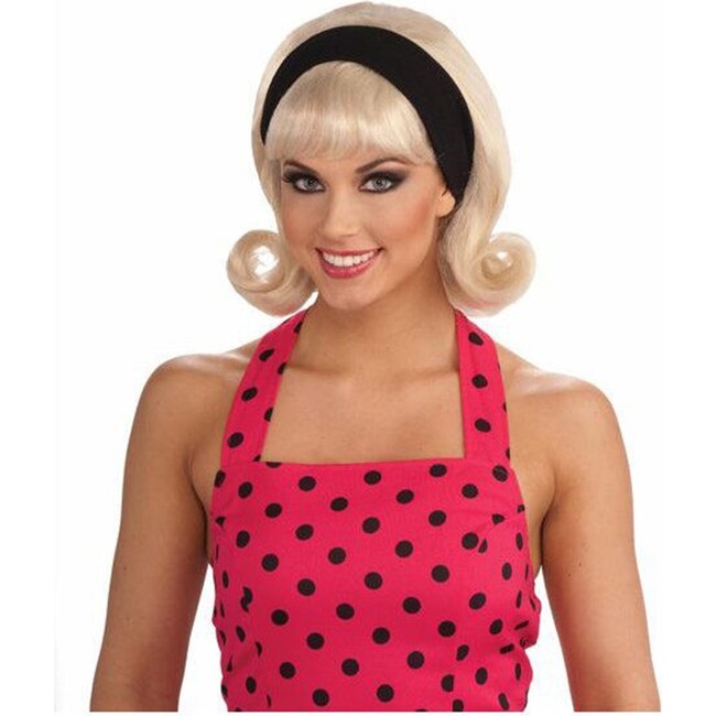 50's Flip Women's Blonde Wig