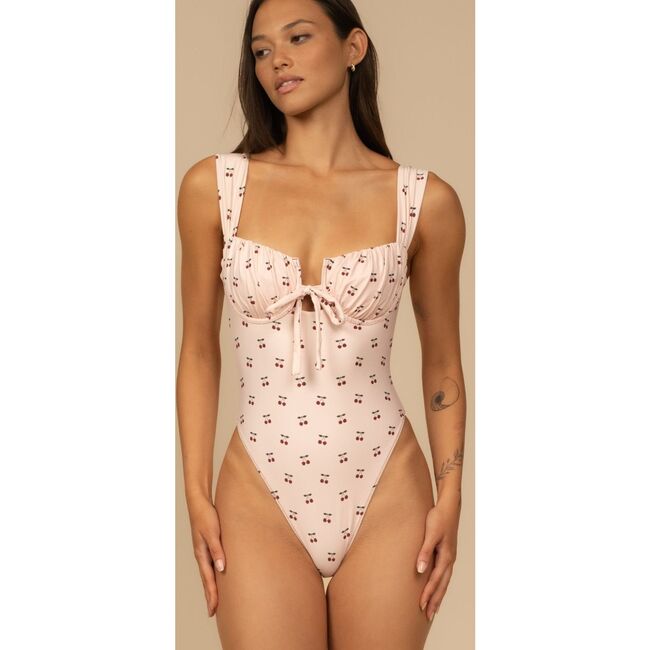 Petal Variation One-Piece, Cherries