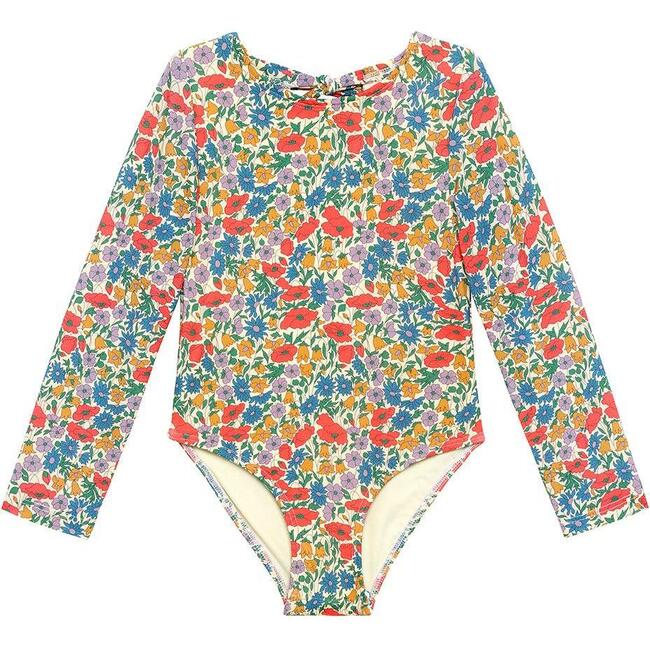 Mini Long Sleeve One-Piece, Florencia Floral