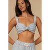 Hayden Bikini Top, Classic Blue Stripe - Two Pieces - 1 - thumbnail