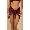 Sarong, Maroon Crochet - Cover-Ups - 1 - thumbnail