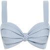 Hayden Bikini Top, Classic Blue Stripe - Two Pieces - 2 - thumbnail