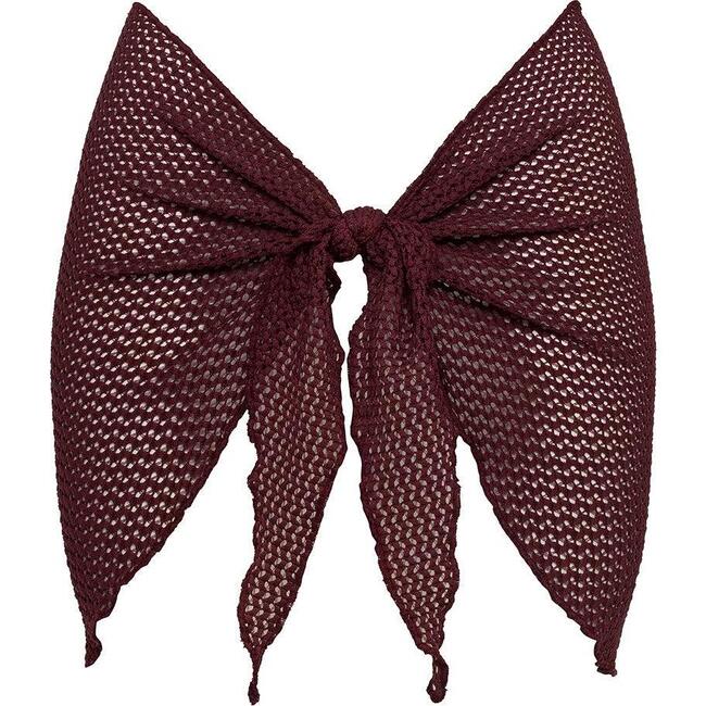 Sarong, Maroon Crochet