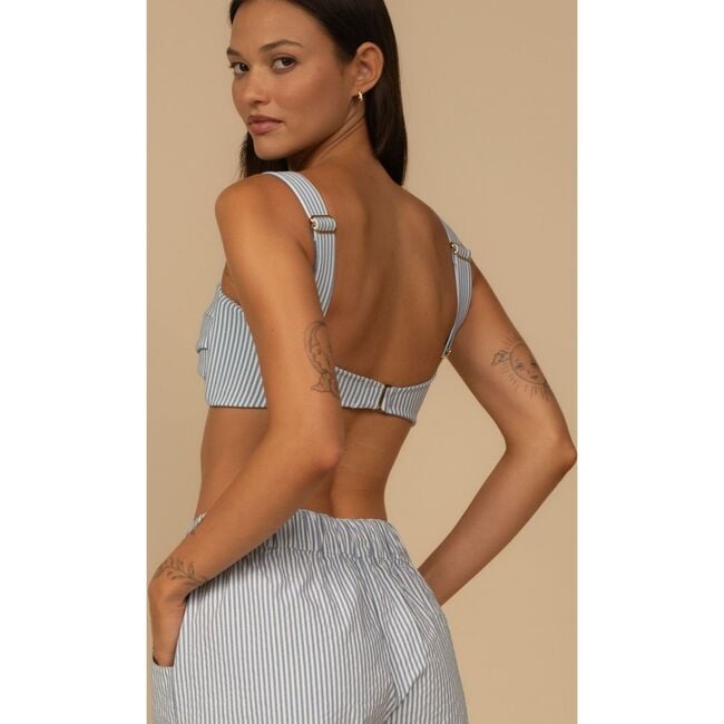 Hayden Bikini Top, Classic Blue Stripe - Two Pieces - 4