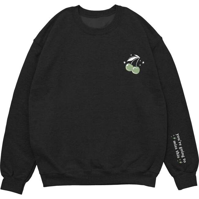 Everyday Mom Crewneck, Black