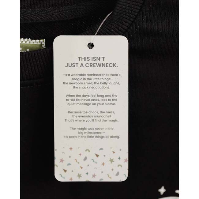 Everyday Mom Crewneck, Black - Sweaters - 7
