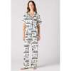 New York Toile Pajama Pants Set - Pajamas - 1 - thumbnail