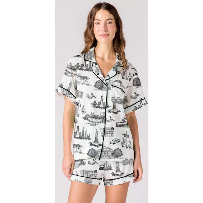 New York Toile Pajama Shorts Set