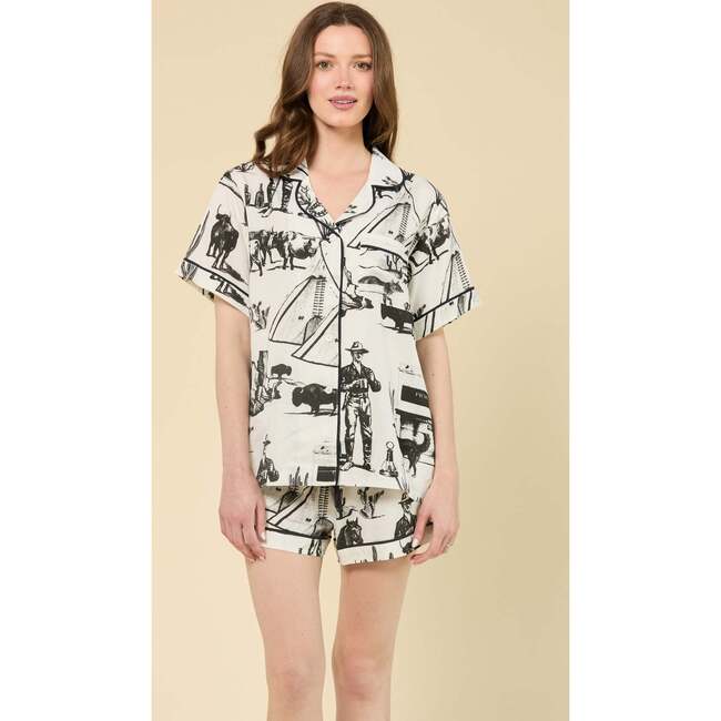 Marfa Toile Pajama Shorts Set