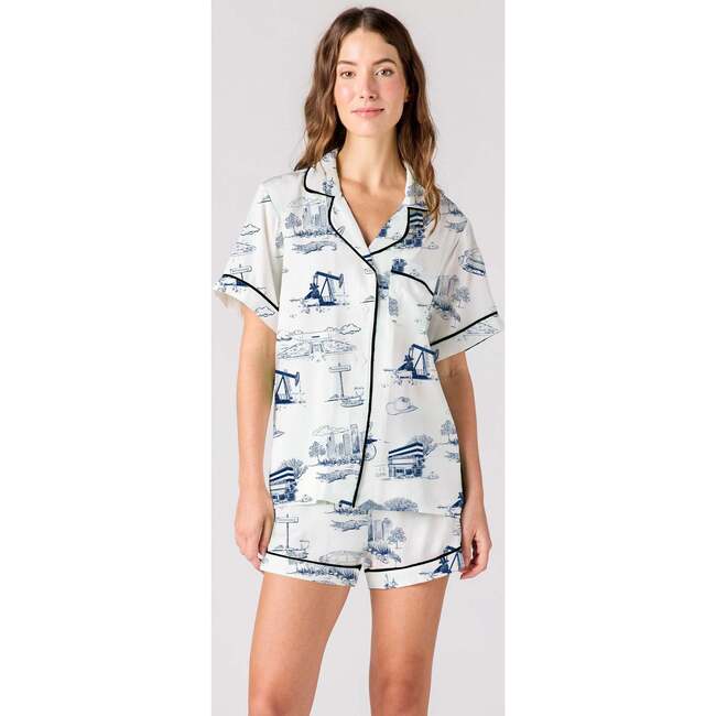 Houston Toile Pajama Shorts Set