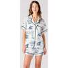 Houston Toile Pajama Shorts Set - Pajamas - 1 - thumbnail