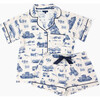North Carolina Toile Pajama Shorts Set - Pajamas - 2