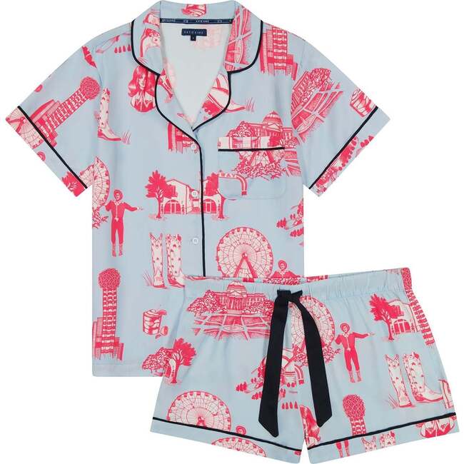 Dallas Toile Pajama Shorts Set