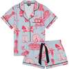 Dallas Toile Pajama Shorts Set - Pajamas - 2