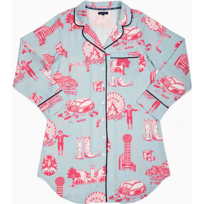Dallas Toile Sleep Shirt